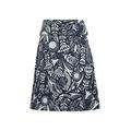 Weird Fish Malmo Printed Organic Jersey Skirt Ink Size 8