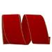 The Holiday Aisle® Ribbon, Polyester in Red/Yellow | 2.5 H x 360 W in | Wayfair 6C7F956CE9744E78BC81C5685B83D6F3