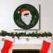 The Holiday Aisle® Little St. Nick Collection C-Premium Gallery Wrapped Canvas - Ready To Hang Canvas, in Black/Blue/Green | Wayfair