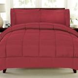 Latitude Run® Luxury Bed in a Bag Comforter Set Down/Microfiber in Red | King Comforter + 6 Additional Pieces | Wayfair