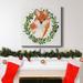 The Holiday Aisle® Woodland Holiday Collection C-Premium Gallery Wrapped Canvas - Ready To Hang Metal in Black/Blue/Green | Wayfair