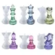 Moule International d'échecs en résine cristal UV pièces d'échecs en Silicone artisanat bijoux