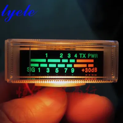 Vu-mètre pour niveau audio indicateur de signal sonore rétroéclairage électronique haute qualité