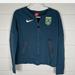 Nike Jackets & Coats | Nike Womens Teal Green M Zip Up Team Brazil Tech Fleece Sweatshirt M | Color: Green | Size: M