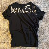 American Eagle Outfitters Shirts | American Eagle Logo T-Shirt | Color: Black | Size: L