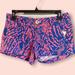 Lilly Pulitzer Shorts | Lilly Pulitzer Women’s Shorts. “The Walsh” 3” Inseam. Size 00. | Color: Blue/Pink | Size: 00