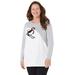 Plus Size Women's Cozy Critter Sweater by Catherines in Aspen Penguin (Size 3X)