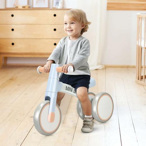 Ultraleichtes Kinderlaufrad, Lauflernrad mit 3 Raedern, Balance Fahrrad ohne Pedale, aus