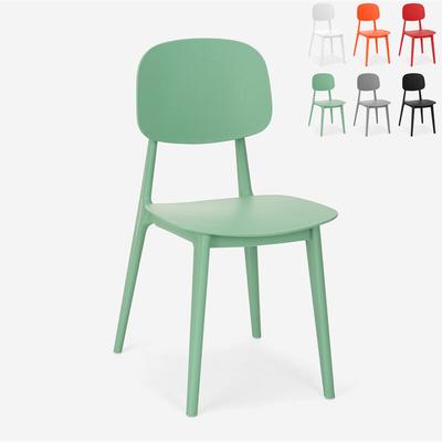 Ahd Amazing Home Design - Polypropylen Stuhl in modernem Design für Küche Garten Bar Restaurant
