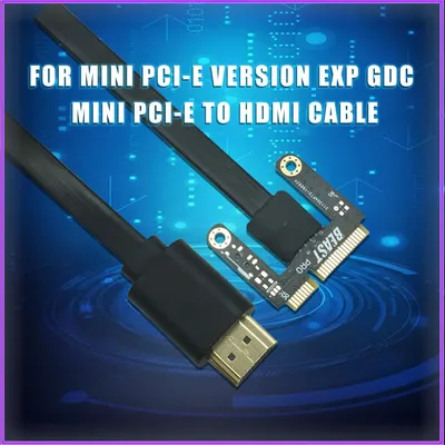 Adaptateur de câble compatible Mini PCI-E vers HDMI pour ordinateur portable carte de fouille EXP