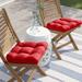 Three Posts™ Indoor/Outdoor Adirondack Chair Cushion Polyester in Red | Wayfair THPS4457 39560339