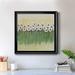 Red Barrel Studio® 14_Rows Of Flowers II-Premium Framed Print - Ready To Hang Canvas, in Black/Blue/Green | 30.5 H x 30.5 W x 1.5 D in | Wayfair