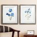 Red Barrel Studio® Blue Blossom Botanical I- Premium Framed Print - Ready To Hang Paper, in Black/Blue/Green | 19 H x 15 W x 1.5 D in | Wayfair