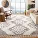 Brown/White 108 x 1 in Indoor Area Rug - Loon Peak® Imraan Ikat Ivory Area Rug, Polypropylene | 108 W x 1 D in | Wayfair