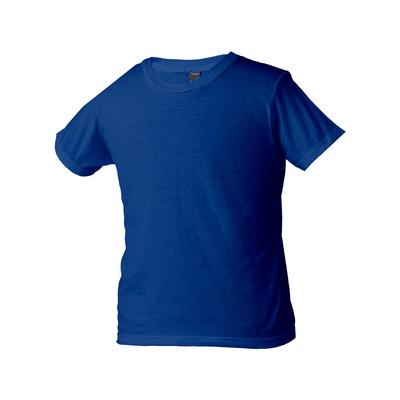 Tultex 0235TC Youth Fine Jersey T-Shirt in Royal Blue size XS | Cotton 235