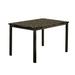 Colman Modern Dining Table In Black - 30 H x 30 W x 48 L Inches