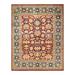 Overton Hand Knotted Wool Vintage Inspired Traditional Mogul Red Area Rug - 8' 1" x 10' 6"