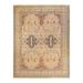 Overton Hand Knotted Wool Vintage Inspired Traditional Mogul Ivory Area Rug - 9' 1" x 12' 1"