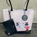 Kate Spade Bags | Kate Spade Minnie Mouse Large Reversible Tote Disney X Ksny Pale Vellum Multi | Color: Black/Pink | Size: Large
