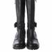 Burberry Shoes | Burberry Moto Combat Knee High Boots Black 38 Euc | Color: Black | Size: 38eu