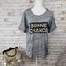 J. Crew Tops | J Crew Sz M Heather Gray Bonne Chance Roll Cuff Short Sleeve Graphic Tee T-Shirt | Color: Gray | Size: M