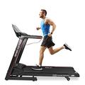 4.5HP Folding Treadmill with Speaker＆LCD Display,Speed 0.3-16 KPH Walking Machine for Home,120KG Incline Portable Running Machine with Bluetooth|20 Programmes,Remote Control,No Assembly