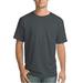 Hanes Men's ComfortSoft Short Sleeve Crew Neck T-Shirt 4-Pack (Size XXXL) Charcoal Heather, Cotton