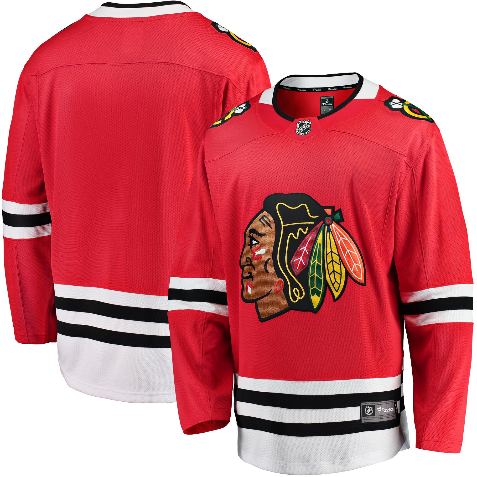 Chicago Blackhawks Fanatics Branded Breakaway Heimtrikot – Herren Image