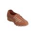 Extra Wide Width Women's CV Sport Tory Slip On Sneaker by Comfortview in Cognac (Size 11 WW)