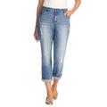 Plus Size Women's Girlfriend Stretch Jean by Woman Within in Distressed (Size 38 W)