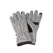 Men's Big & Tall Sweater Fleece Gloves by KingSize in Gunmetal Marl (Size L)