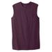 Men's Big & Tall Boulder Creek® Heavyweight Pocket Muscle Tee by Boulder Creek in Deep Purple (Size 8XL) Shirt