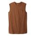 Men's Big & Tall Boulder Creek® Heavyweight Pocket Muscle Tee by Boulder Creek in Heather Boulder Brown (Size 6XL) Shirt