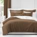 The Tailor's Bed Elbasan Rectangular Duvet Cover Polyester/Polyfill/Microfiber in Brown | Queen Coverlet + 2 Standard Shams | Wayfair