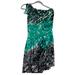 Nine West Dresses | 1136 Nine West Off Shoulder Dress | Color: Green/Black | Size: 10