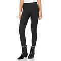 ESPRIT Damen Leggings Check, Viskose, 1 Stück, Schwarz (Black 3000), 38-40