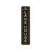 Lizton Sign Shop, Inc Family Name Lake House Vertical Custom Aluminum Sign Metal in Black/Brown/Gray | 4 H x 18 W x 0.04 D in | Wayfair 1851-A418