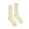 iMongol Pure Cashmere Women Ladies Men Unisex Bed Socks, Smooth Toes and Heels by Hand Sewing (1 Pair) (Ivory, UK 7-9)