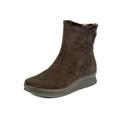 Avena Damen Aquastop-Stiefelette Flauschfutter Braun