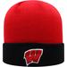 Men's Top of the World Red/Black Wisconsin Badgers Core 2-Tone Cuffed Knit Hat