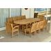Sahara Dining Side Chair 11-Piece Oval Dining Set - Anderson Teak Set-78