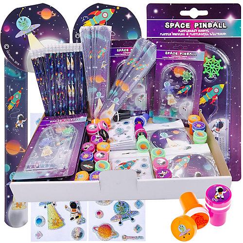 Astronauten-Party 100 Kleinspielwaren Mitgebsel Kindergeburtstag mehrfarbig