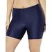 Plus Size Women's Chlorine Resistant Swim Bike Short by Swimsuits For All in Navy (Size 26)