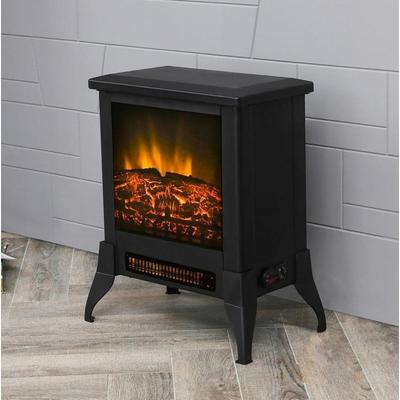LOKATSE HOME Indoor Electric Freestanding Heater Fireplace