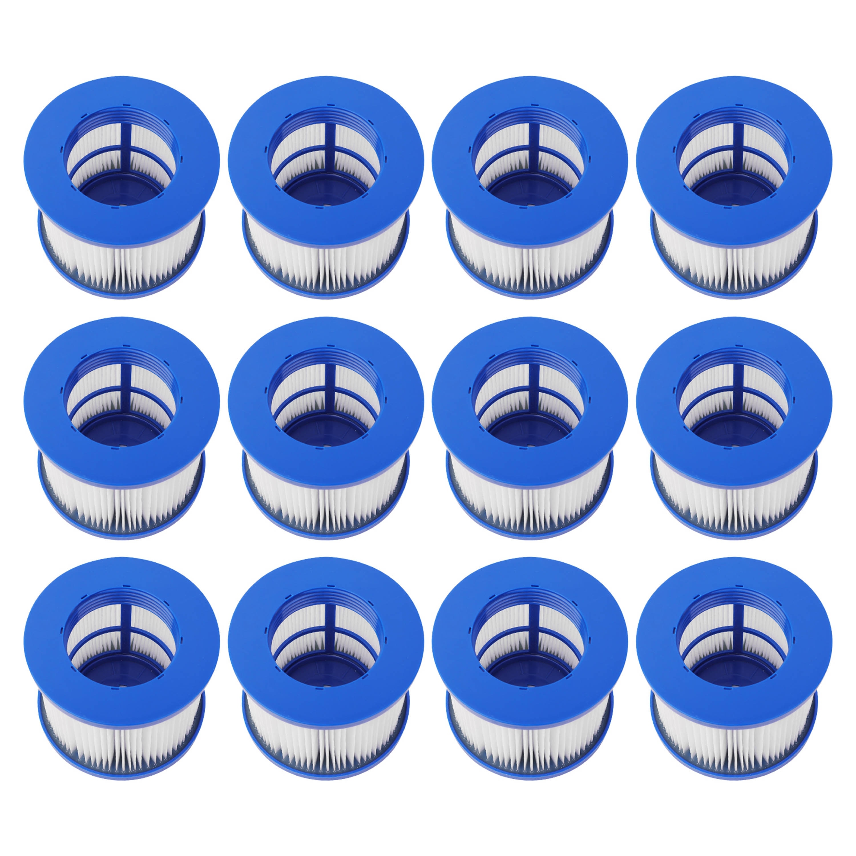 ALEKO Water Filter Cartridge for Inflatable Hot Tub Spa Lot of 12