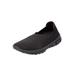 Extra Wide Width Women's CV Sport Ria Slip On Sneaker by Comfortview in Black (Size 7 WW)