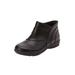 Plus Size Women's The Jolene Bootie by Comfortview in Black (Size 11 W)