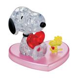 BePuzzled 3D Crystal Puzzle Peanuts Snoopy Heart | 1.875 H x 3.75 W x 5.75 D in | Wayfair 31070