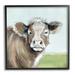 Stupell Industries 15_Big Ear Farm Cattle Countryside Cow Fluffy Hair Stretched Canvas Wall Art By Janet Tava in Brown | Wayfair ai-758_fr_24x24