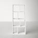 AllModern Stetson 4 Level Cube Unit Bookcase Wood in White | 63 H x 28 W x 13 D in | Wayfair BBB37DE017044F41AF1439ED11D3962A